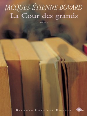 cover image of La Cour des grands